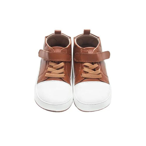 Rubber sole casual children leather shoes 