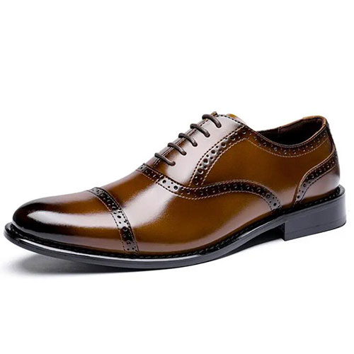 Classic style genuine leather shoes