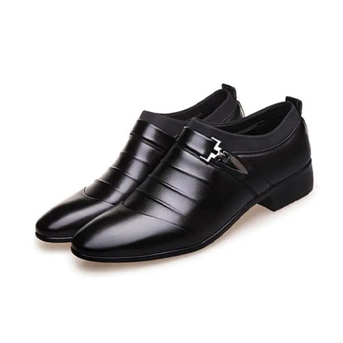 Men business casual leather shoes