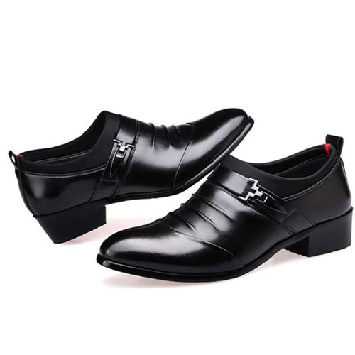 Men business casual leather shoes