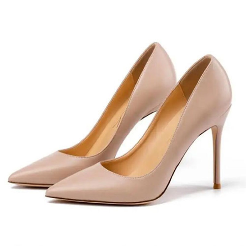 Fashionable and elegant pointed thin high-heeled shoes